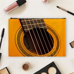 Vintage Guitar Acustic Cosmetic Bag (large)  by Nexatart