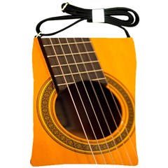 Vintage Guitar Acustic Shoulder Sling Bags by Nexatart