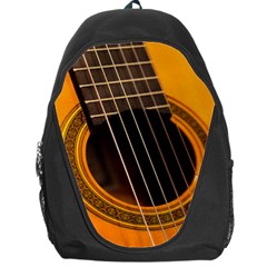 Vintage Guitar Acustic Backpack Bag by Nexatart