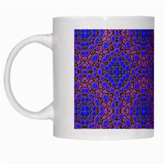 Tile Background Image Pattern White Mugs by Nexatart