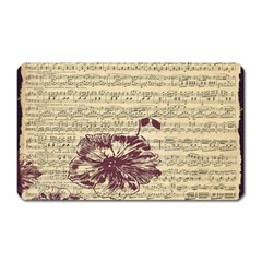 Vintage Music Sheet Song Musical Magnet (rectangular) by Nexatart