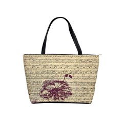 Vintage Music Sheet Song Musical Shoulder Handbags by Nexatart