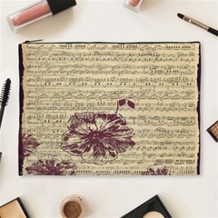 Vintage Music Sheet Song Musical Cosmetic Bag (xl) by Nexatart