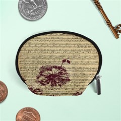 Vintage Music Sheet Song Musical Accessory Pouches (small)  by Nexatart