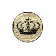 Vintage Music Sheet Crown Song Hat Clip Ball Marker by Nexatart