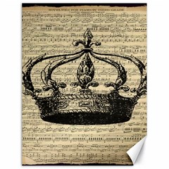 Vintage Music Sheet Crown Song Canvas 18  X 24   by Nexatart