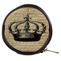 Vintage Music Sheet Crown Song Mini Makeup Bags by Nexatart