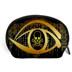 Virus Computer Encryption Trojan Accessory Pouches (large)  by Nexatart