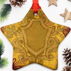 Vintage Scrapbook Old Ancient Star Ornament (two Sides) by Nexatart