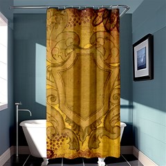 Vintage Scrapbook Old Ancient Shower Curtain 36  X 72  (stall)  by Nexatart