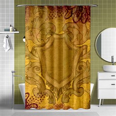 Vintage Scrapbook Old Ancient Shower Curtain 48  X 72  (small)  by Nexatart