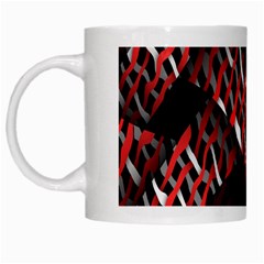 Weave And Knit Pattern Seamless White Mugs by Nexatart