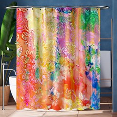 Watercolour Watercolor Paint Ink Shower Curtain 60  X 72  (medium)  by Nexatart