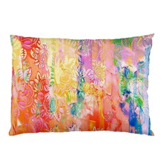 Watercolour Watercolor Paint Ink Pillow Case (two Sides) by Nexatart