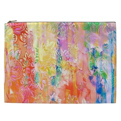 Watercolour Watercolor Paint Ink Cosmetic Bag (xxl)  by Nexatart