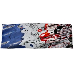 Water Reflection Abstract Blue Body Pillow Case (dakimakura) by Nexatart