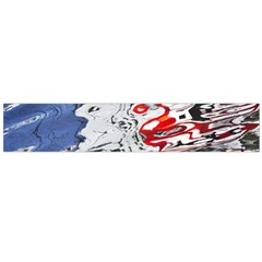 Water Reflection Abstract Blue Flano Scarf (large) by Nexatart