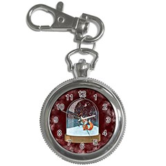 Winter Snow Ball Snow Cold Fun Key Chain Watches by Nexatart