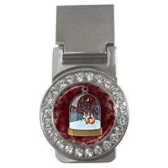 Winter Snow Ball Snow Cold Fun Money Clips (cz)  by Nexatart