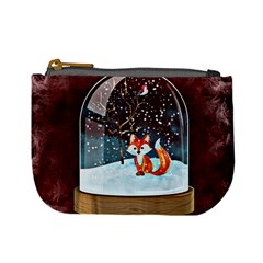 Winter Snow Ball Snow Cold Fun Mini Coin Purses