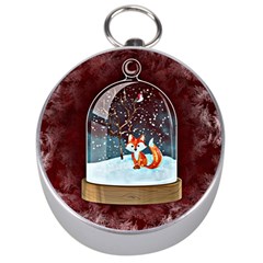 Winter Snow Ball Snow Cold Fun Silver Compasses by Nexatart