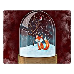 Winter Snow Ball Snow Cold Fun Double Sided Flano Blanket (large)  by Nexatart