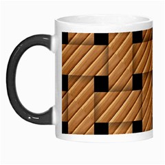 Wood Texture Weave Pattern Morph Mugs