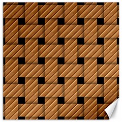 Wood Texture Weave Pattern Canvas 12  x 12  