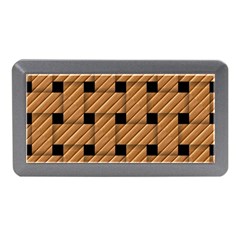 Wood Texture Weave Pattern Memory Card Reader (Mini)