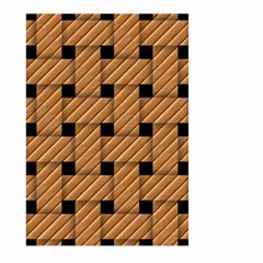 Wood Texture Weave Pattern Large Garden Flag (Two Sides)