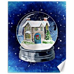 Winter Snow Ball Snow Cold Fun Canvas 11  X 14   by Nexatart