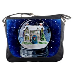 Winter Snow Ball Snow Cold Fun Messenger Bags by Nexatart