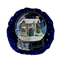 Winter Snow Ball Snow Cold Fun Standard 15  Premium Round Cushions by Nexatart