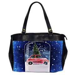 Winter Snow Ball Snow Cold Fun Office Handbags (2 Sides)  by Nexatart