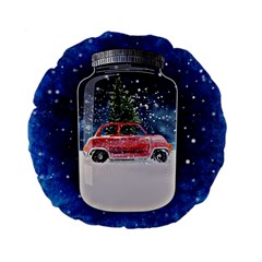 Winter Snow Ball Snow Cold Fun Standard 15  Premium Flano Round Cushions by Nexatart