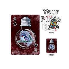 Winter Snow Ball Snow Cold Fun Playing Cards 54 (mini)  by Nexatart