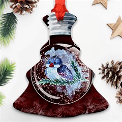 Winter Snow Ball Snow Cold Fun Christmas Tree Ornament (two Sides)