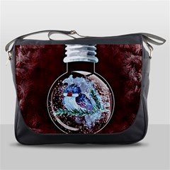 Winter Snow Ball Snow Cold Fun Messenger Bags by Nexatart