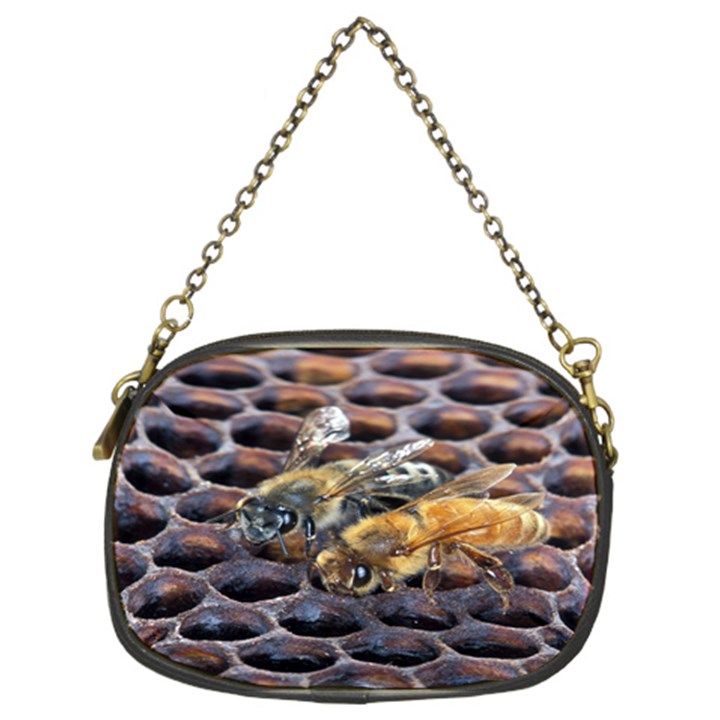 Worker Bees On Honeycomb Chain Purses (Two Sides) 