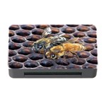 Worker Bees On Honeycomb Memory Card Reader with CF Front