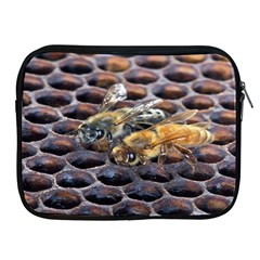 Worker Bees On Honeycomb Apple Ipad 2/3/4 Zipper Cases by Nexatart