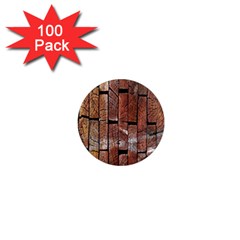 Wood Logs Wooden Background 1  Mini Magnets (100 Pack)  by Nexatart