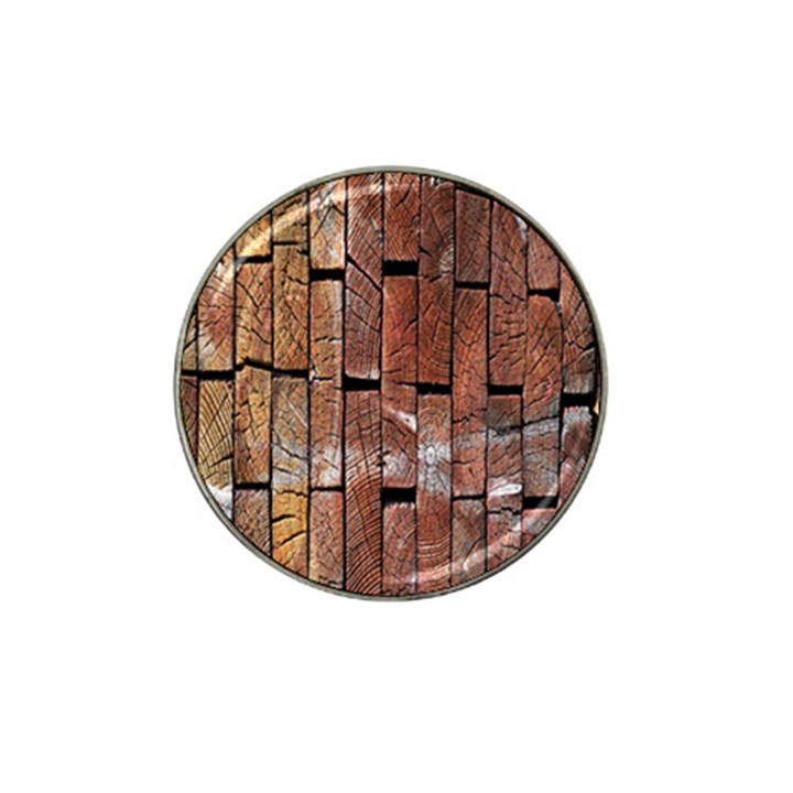 Wood Logs Wooden Background Hat Clip Ball Marker