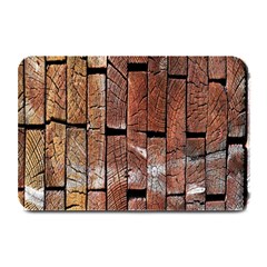 Wood Logs Wooden Background Plate Mats by Nexatart