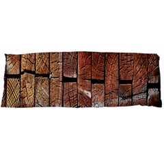 Wood Logs Wooden Background Body Pillow Case Dakimakura (two Sides) by Nexatart