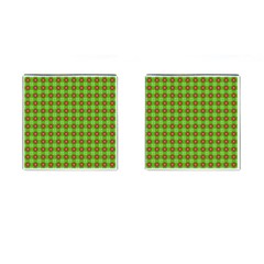 Wrapping Paper Christmas Paper Cufflinks (square) by Nexatart