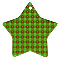 Wrapping Paper Christmas Paper Star Ornament (two Sides) by Nexatart