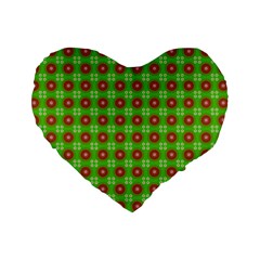 Wrapping Paper Christmas Paper Standard 16  Premium Heart Shape Cushions