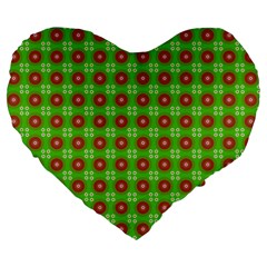 Wrapping Paper Christmas Paper Large 19  Premium Heart Shape Cushions by Nexatart