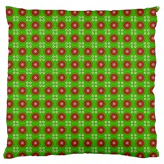 Wrapping Paper Christmas Paper Large Flano Cushion Case (two Sides)